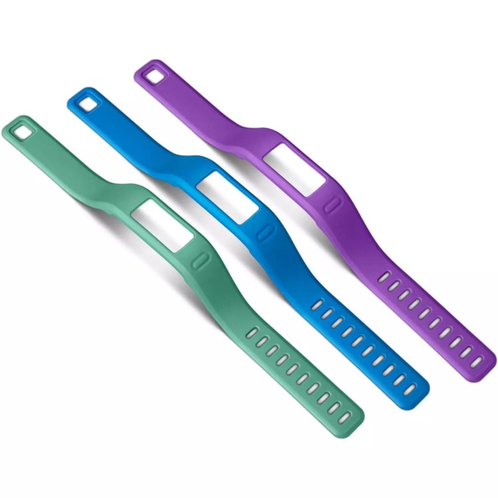 Garmin's Vivofit Bands includes 2 vivofit bands - one in each color: teal, blue